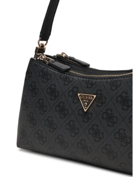 Guess Kabelka Noelle II Mini Sivá čierna