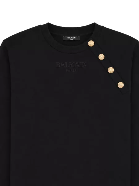 Bluza dziecięca Balmain czarna