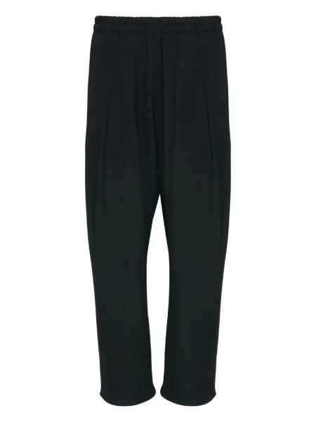 Pantaloni Maison Margiela de lână negru