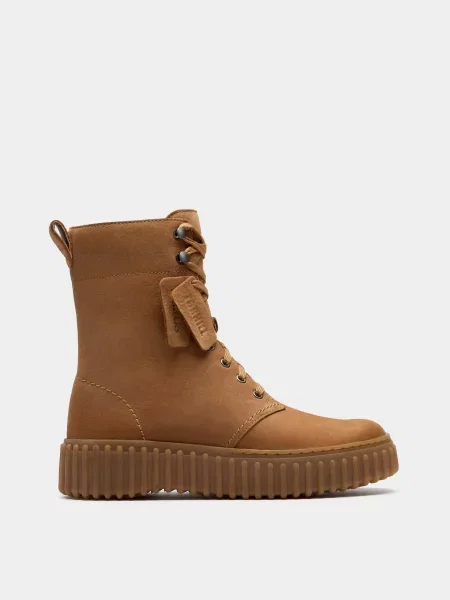 Шкіряні Черевики Clarks коричневий