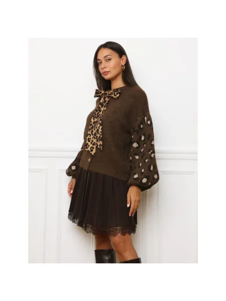 Pulover La Modeuse maro
