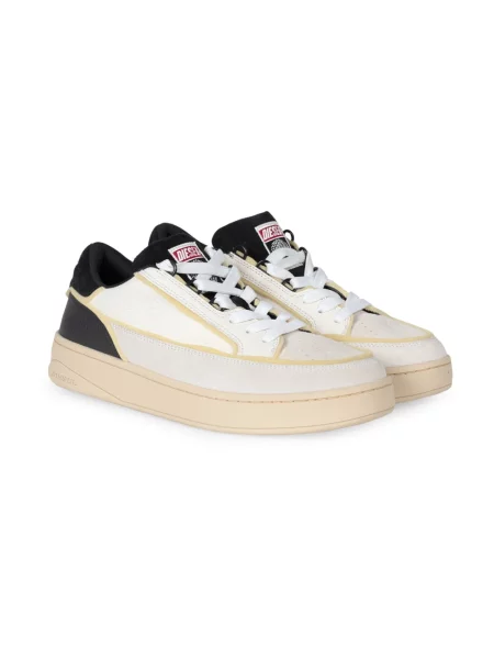 Sneakersy Diesel skórzane białe