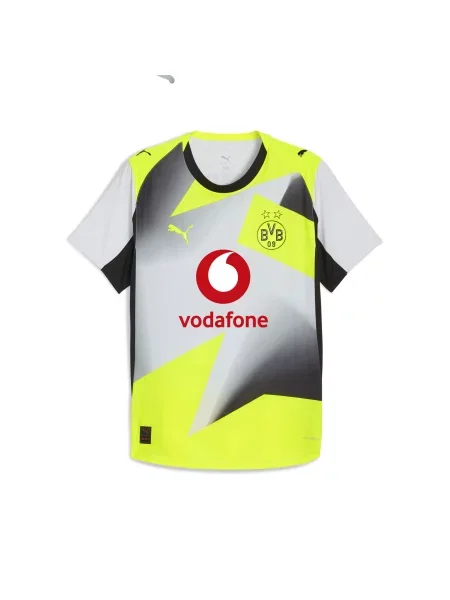 PUMA autentyczna koszulka wyjazdowa Borussia Dortmund Sport Silver Mist/Żółty Alert XS żółta