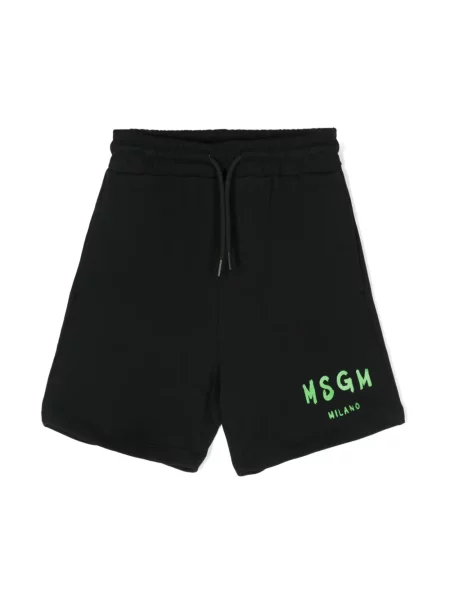 Szorty dziecięce Msgm czarne
