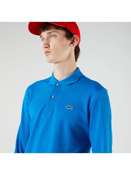 Lacoste поло синє