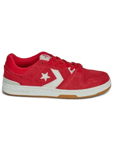 Pantofi Converse din piele de căprioară roșu