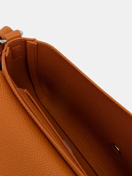 Armani Exchange oldaltáska női műbőr narancsszínű