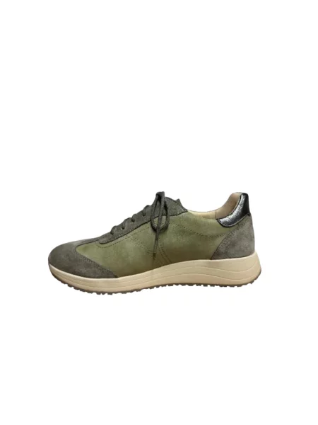Sneakersy Wolky zamszowe zielone