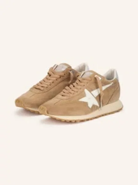 Golden Goose Sneakersy Marathon velbloudí / stříbrná / krémová
