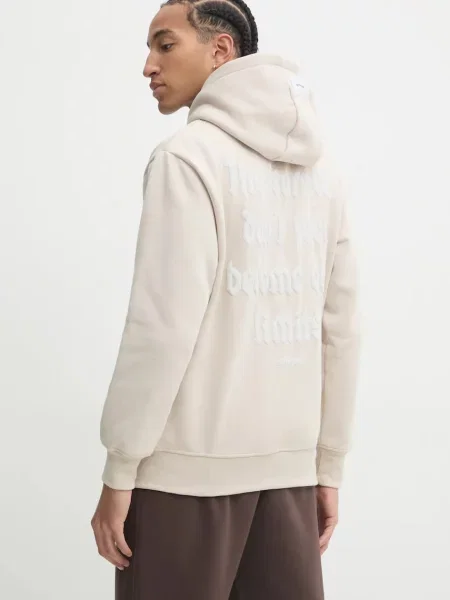 Суичър с качулка Sixth June с качулка бежово