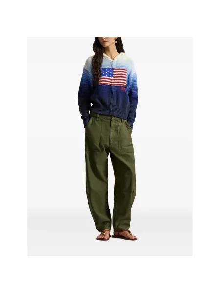 Bluza z kapturem Polo Ralph Lauren niebieska