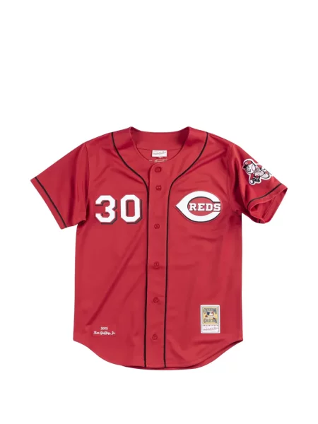 Cămașă Mitchell & Ness din jerseu roșu