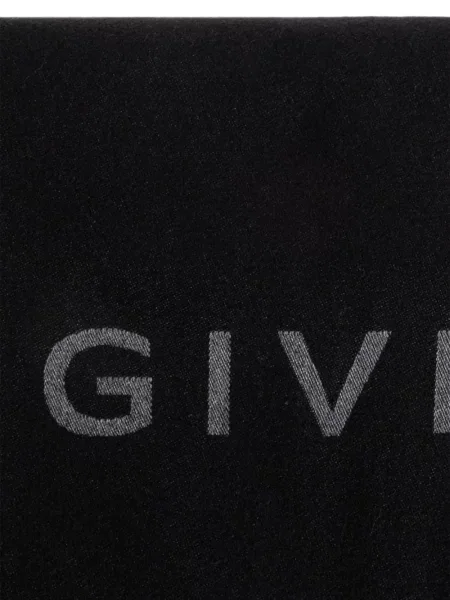 Fular Givenchy cu imagine negru