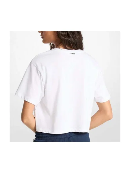 MICHAEL Michael Kors Tricou EMBSSED negru alb