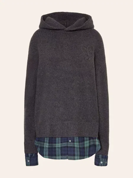 Acne Studios Sweter Z Dodatkiem Alpaki grau