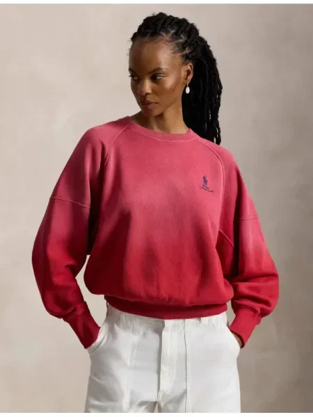 POLO RALPH LAUREN Hanorac | Relaxed fit roșu