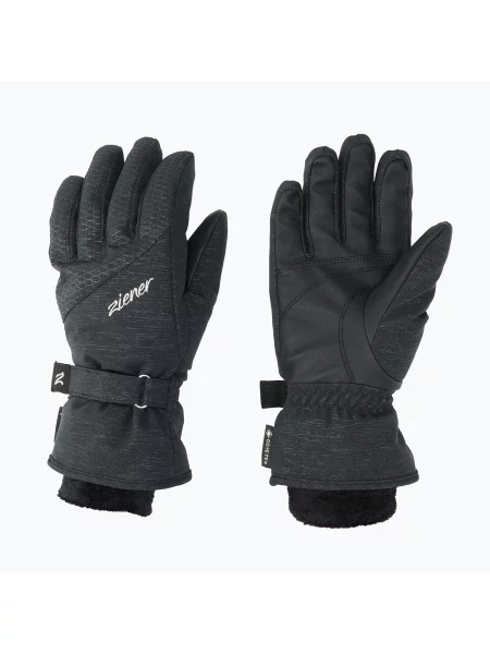 Дамски скиорски ръкавици ZIENER Klaire GTX black ink spark черно