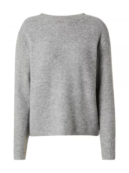 PIECES Geacă tricotată amestecat gri