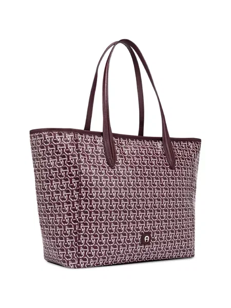 Geantă shopper Aigner cu imagine roșu