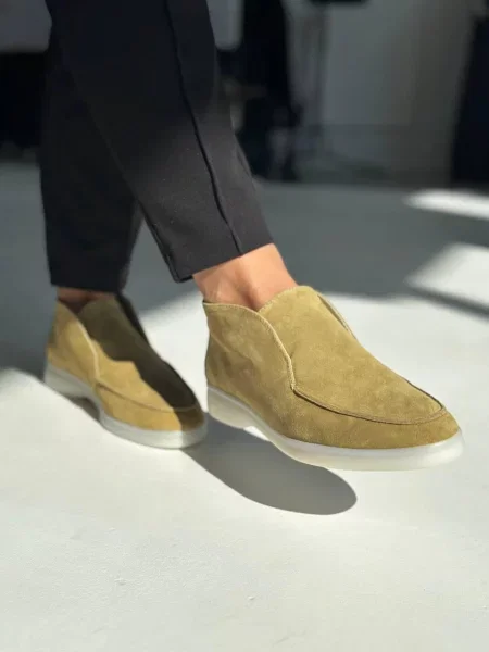Замшевые лоферы 105.store