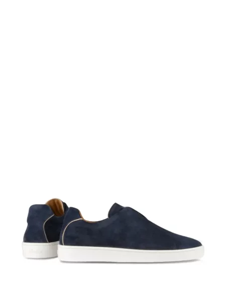 Tenisice Aurélien od brušene kože slip-on plava