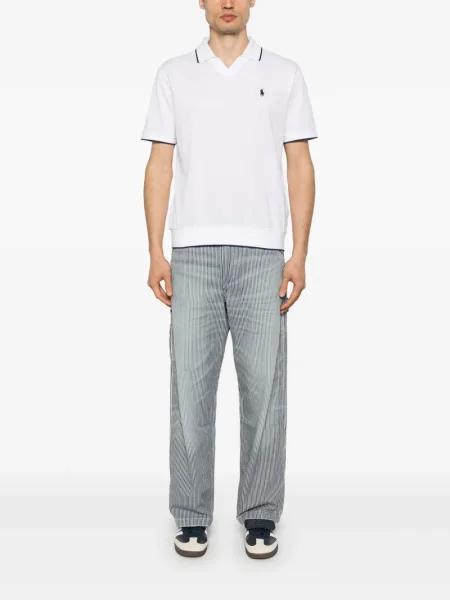 Ριγέ παντελόνι Polo Ralph Lauren μπλε