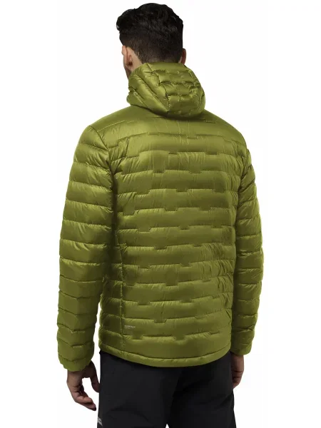 Пуховик Jack Wolfskin зеленый