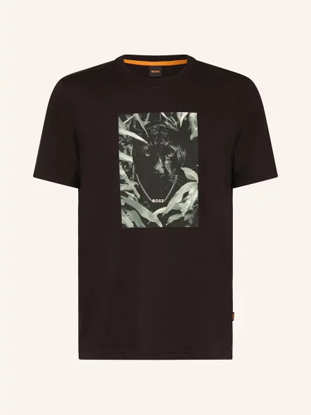BOSS T-Shirt Te_Animali czarny