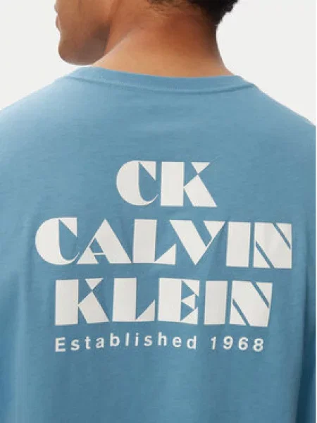 Tričko Calvin Klein Jeans modré