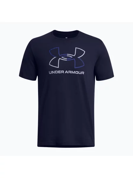 Pánske tréningové tričko Under Armour GL Foundation Update midnight navy/royal/mod gray tmavo modrá