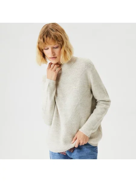Lacoste Sweter beżowy