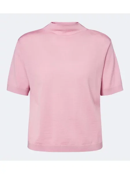 Pulover Jil Sander de lână roz