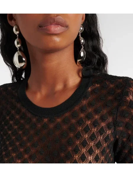 Pulover Isabel Marant tricotate negru