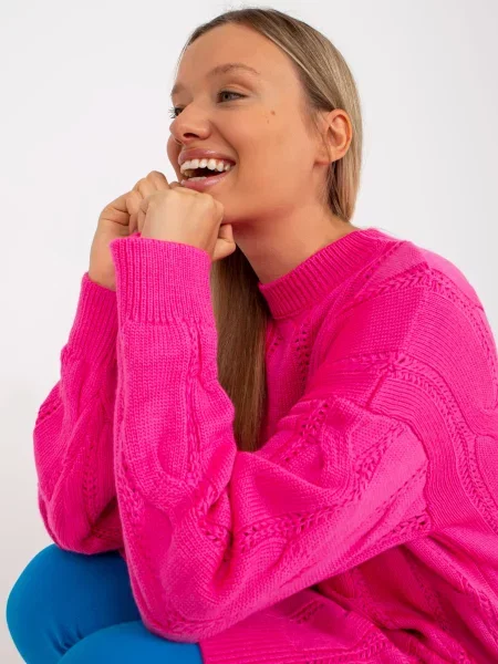 Pulover Fashionhunters roz