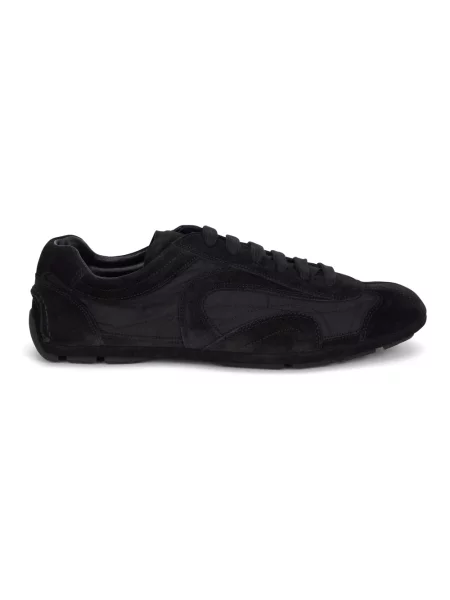 Sneakersy Prada skórzane czarne