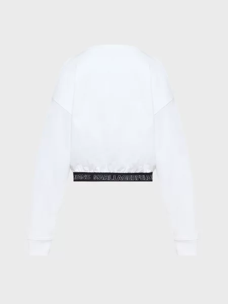 Світшот Karl Lagerfeld Jeans білий