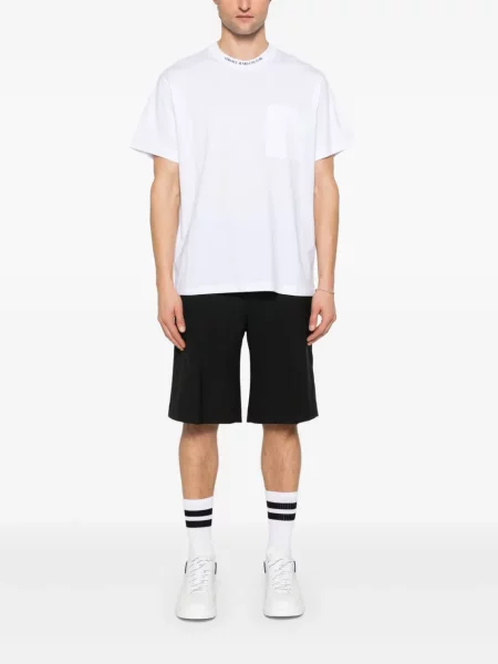 Tricou Versace Jeans Couture cu imagine alb