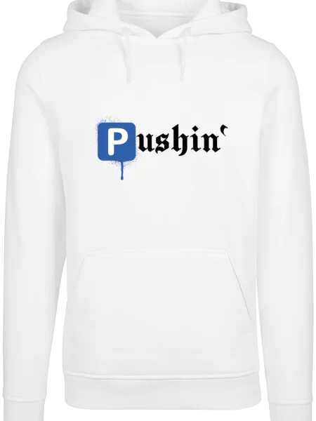Mister Tee Tréning póló Pushin P kobaltkék / fekete fehér