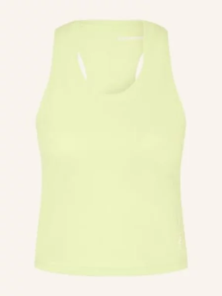 Běžecké tričko Salomon Sense Aero Short Tank butterfly zelené