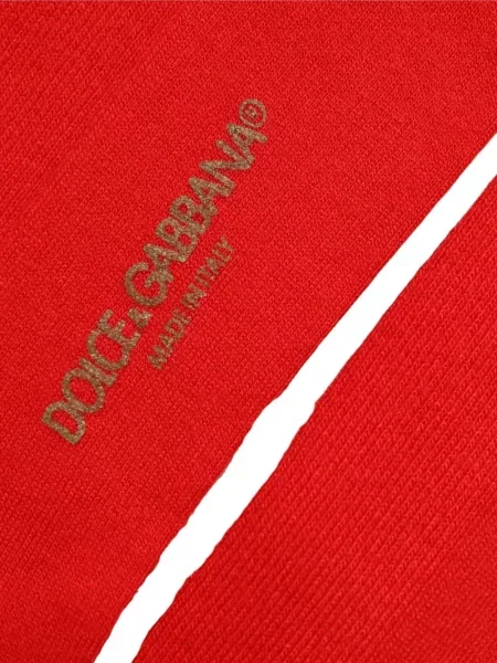 Ponožky Dolce & Gabbana červená