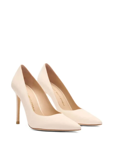 Pantofi cu toc Stuart Weitzman din piele de căprioară