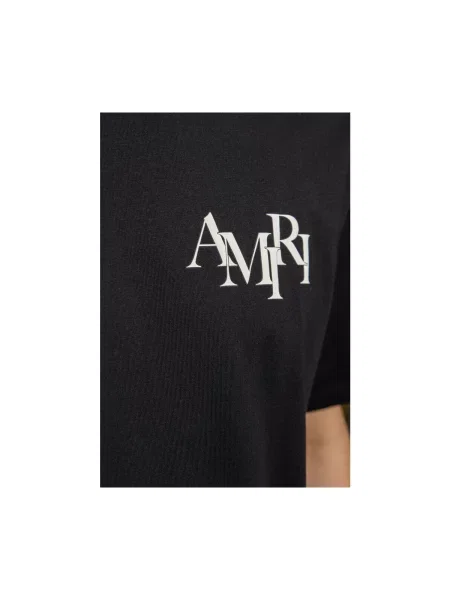 Tricou Amiri cu autograf negru