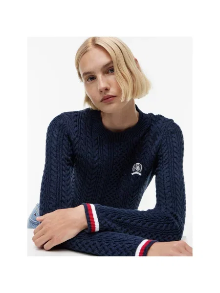 Tommy Jeans sveter dámsky modrá