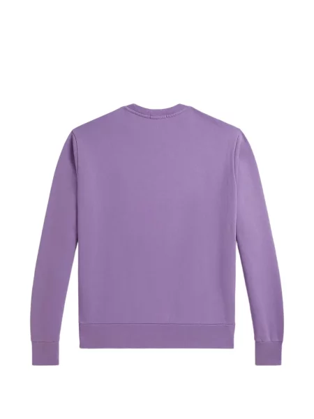 Scurt șapcă Polo Ralph Lauren cu broderie din jerseu maro
