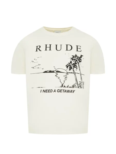 Tricou Rhude alb