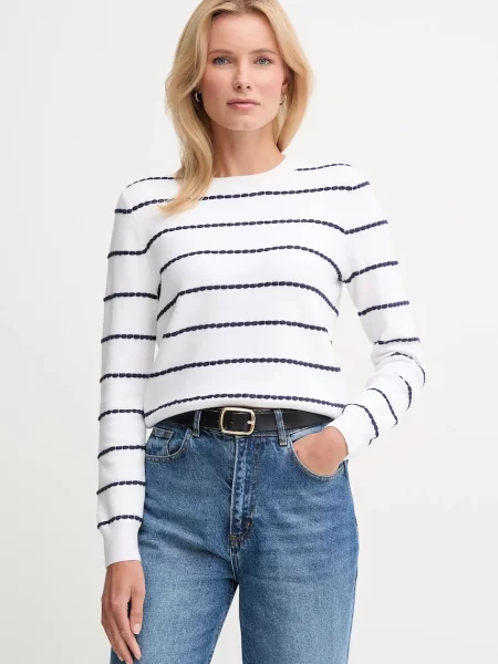 United Colors of Benetton pulover alb light bej