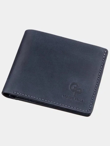 Grande Pelle Портмоне Шкіра синій