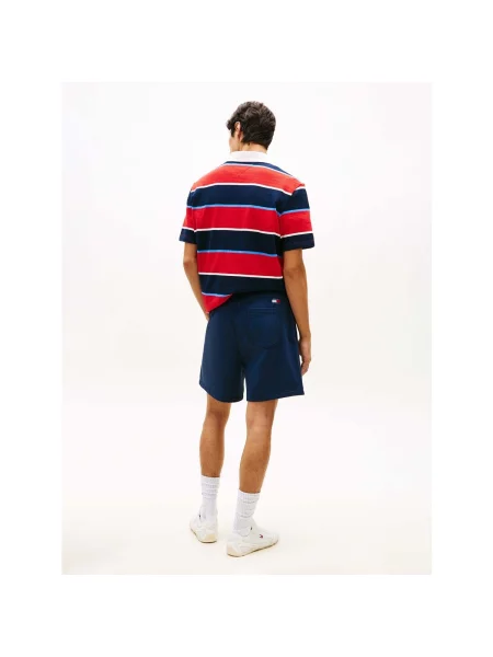 Pantaloni Tommy Jeans albastru