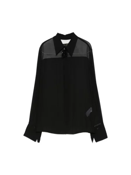 Koszula Simona Corsellini z koralikami czarna