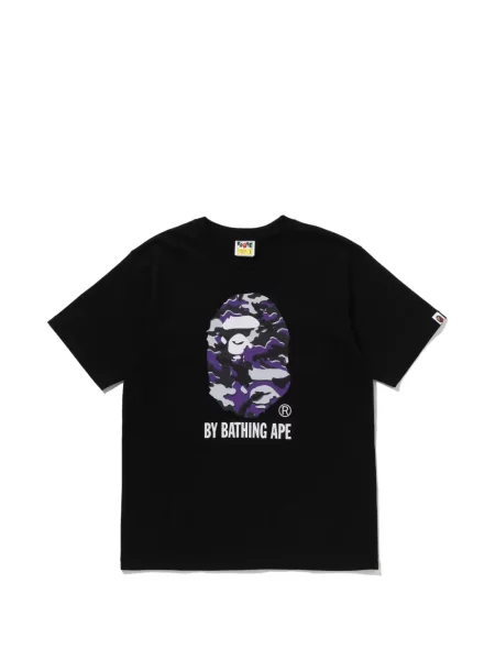 Tricou A Bathing Ape® cu imagine negru